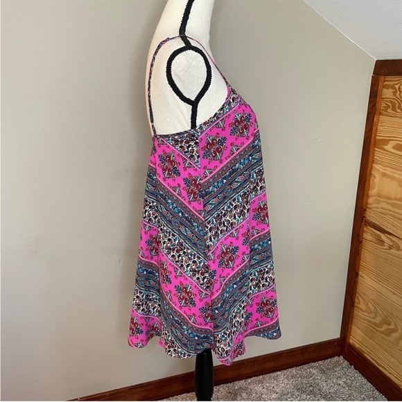 Show Me Your Mumu Bella Mini Dress in La Boheme Pink Small - Picture 4 of 12